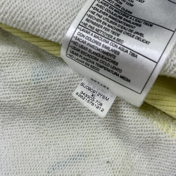 NIKE Youth Zip Up Hoodie Geometric Yellow Blue Youth Size XL (16-18) - Picture 5 of 11